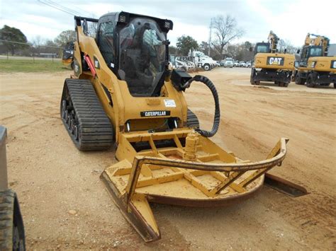 cat skid steer brush hog|high flow brush cutter for skid steer.